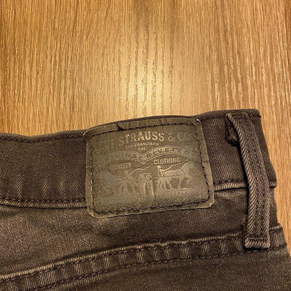 Black Levi 311 Shaping Skinny Jeans